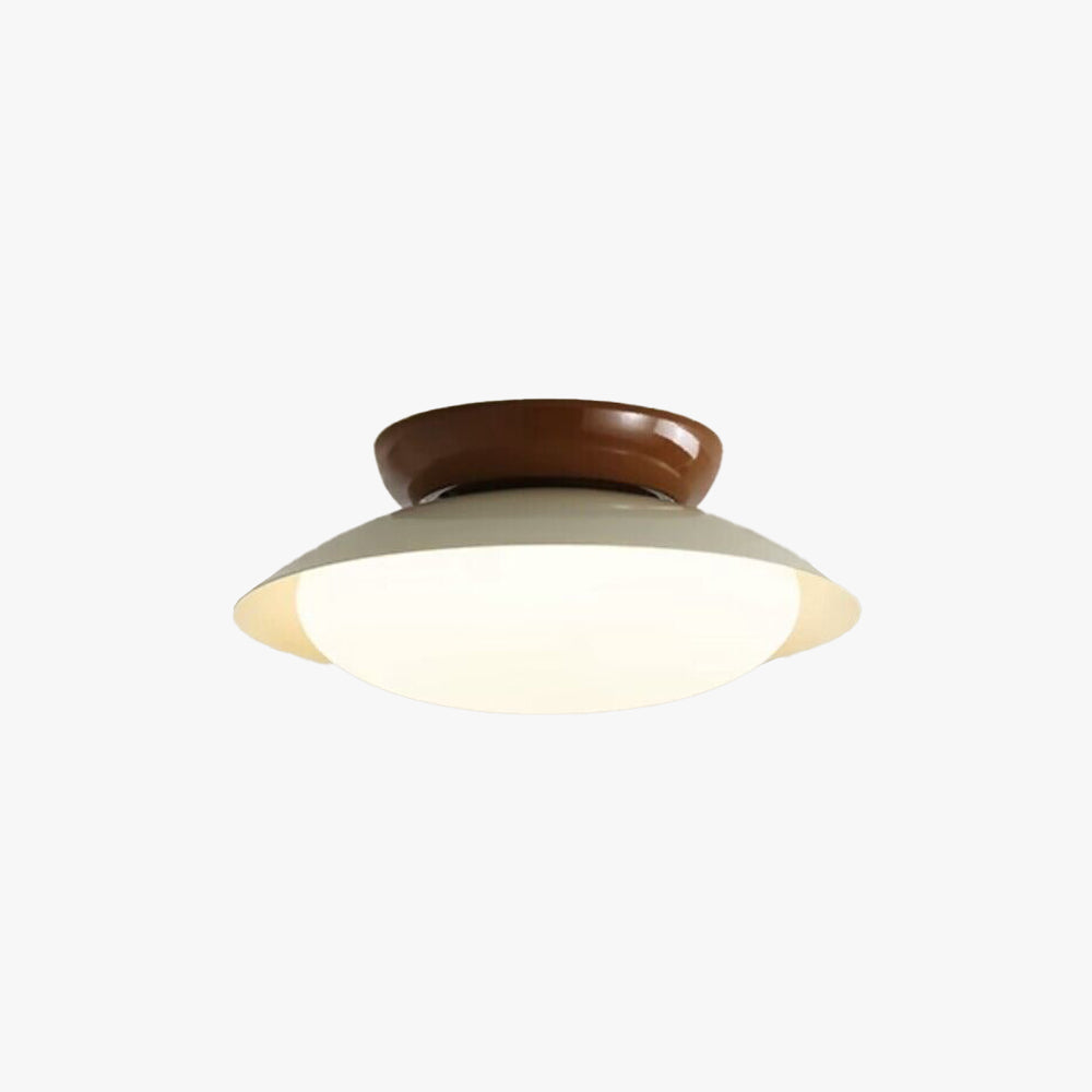 Vintage Morandi Ceiling Light Elegant Round Flush Mount for Bedroom & Living Room