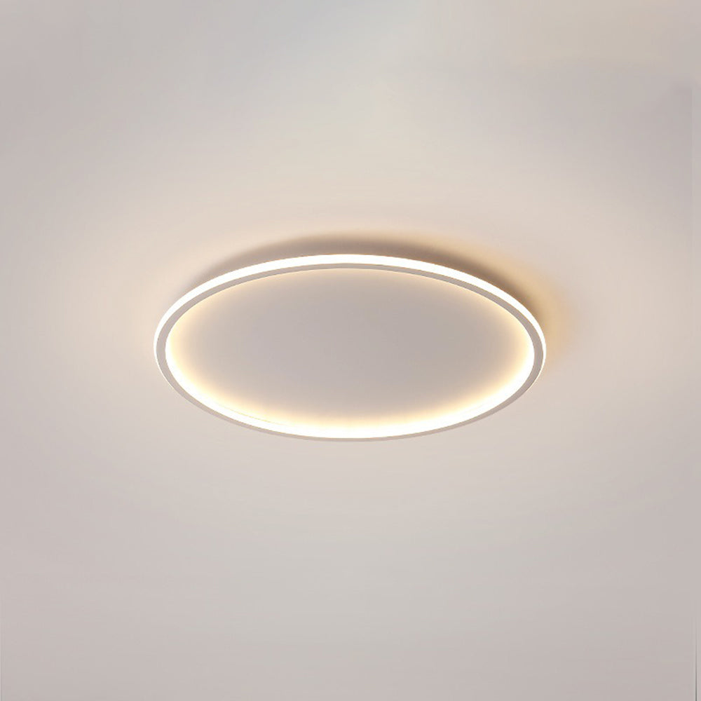 Modern LED Flush Mount Ceiling Light Round Design with Adjustable Brightness