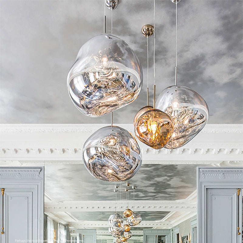Lavelle Hanglamp met Glanzend Lava-effect