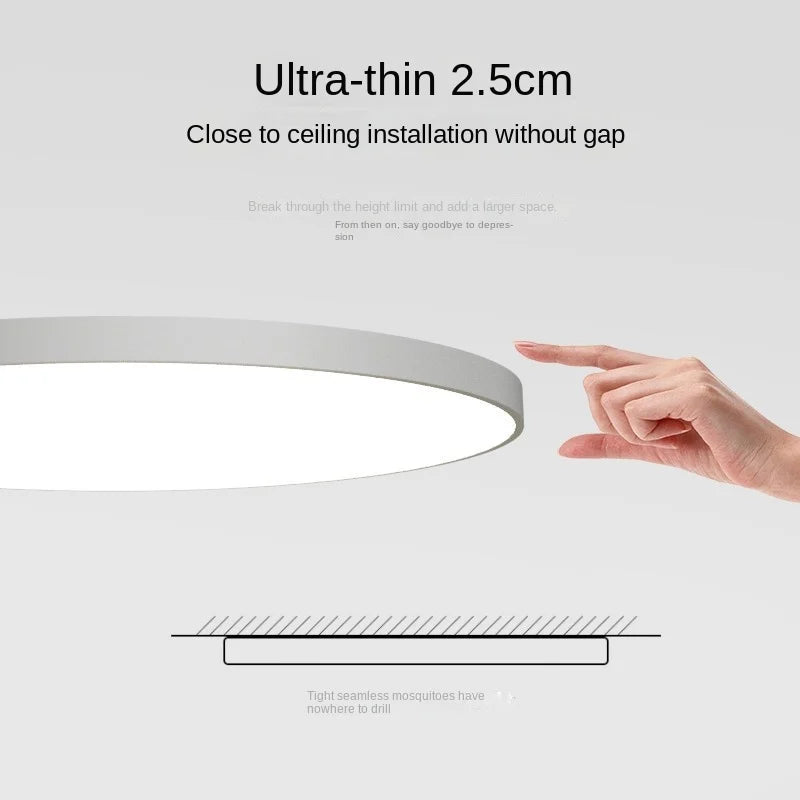 Modern Round LED Ceiling Light Flush Mount Fixture
