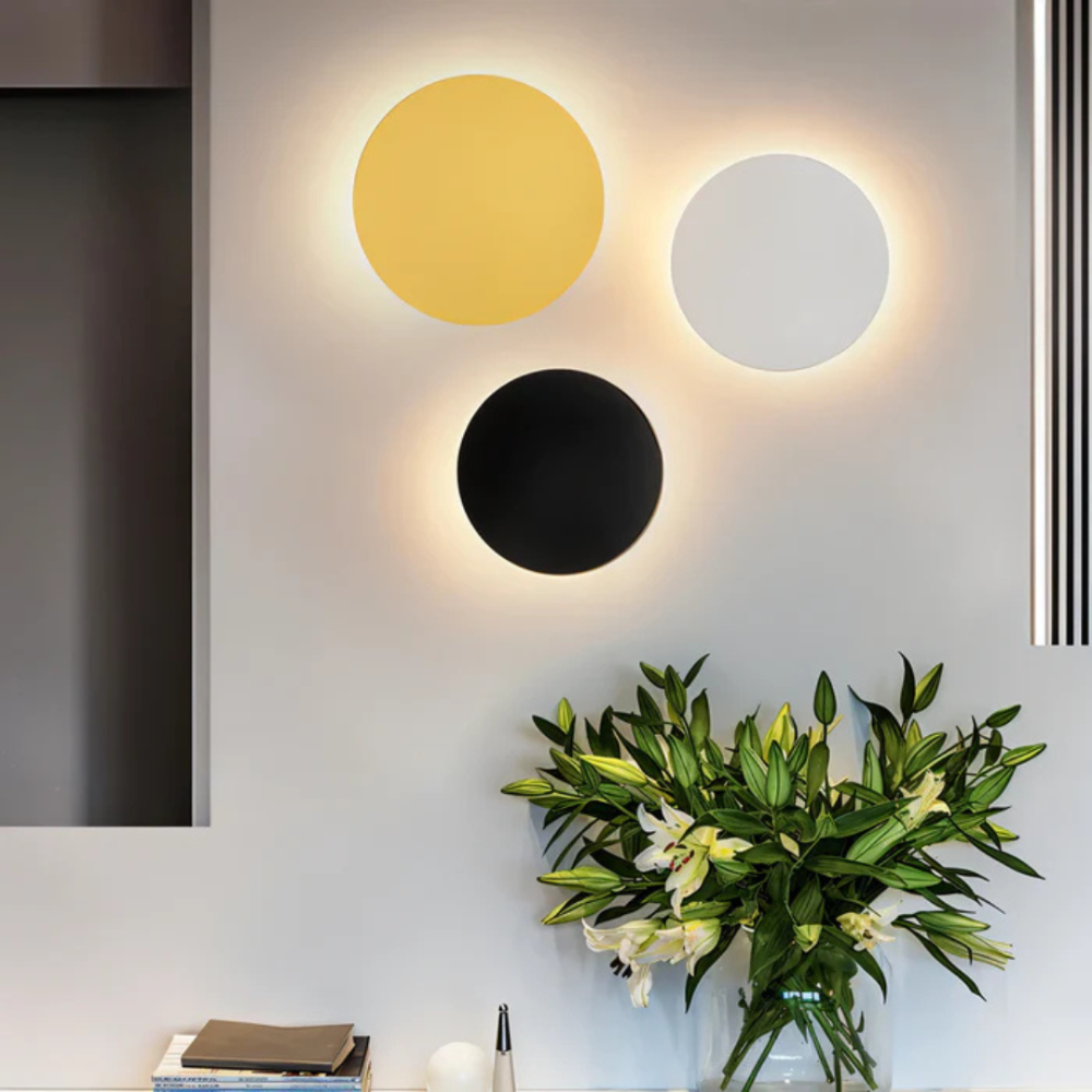 Modern Round LED Wall Light Energy-Efficient Indoor Lighting