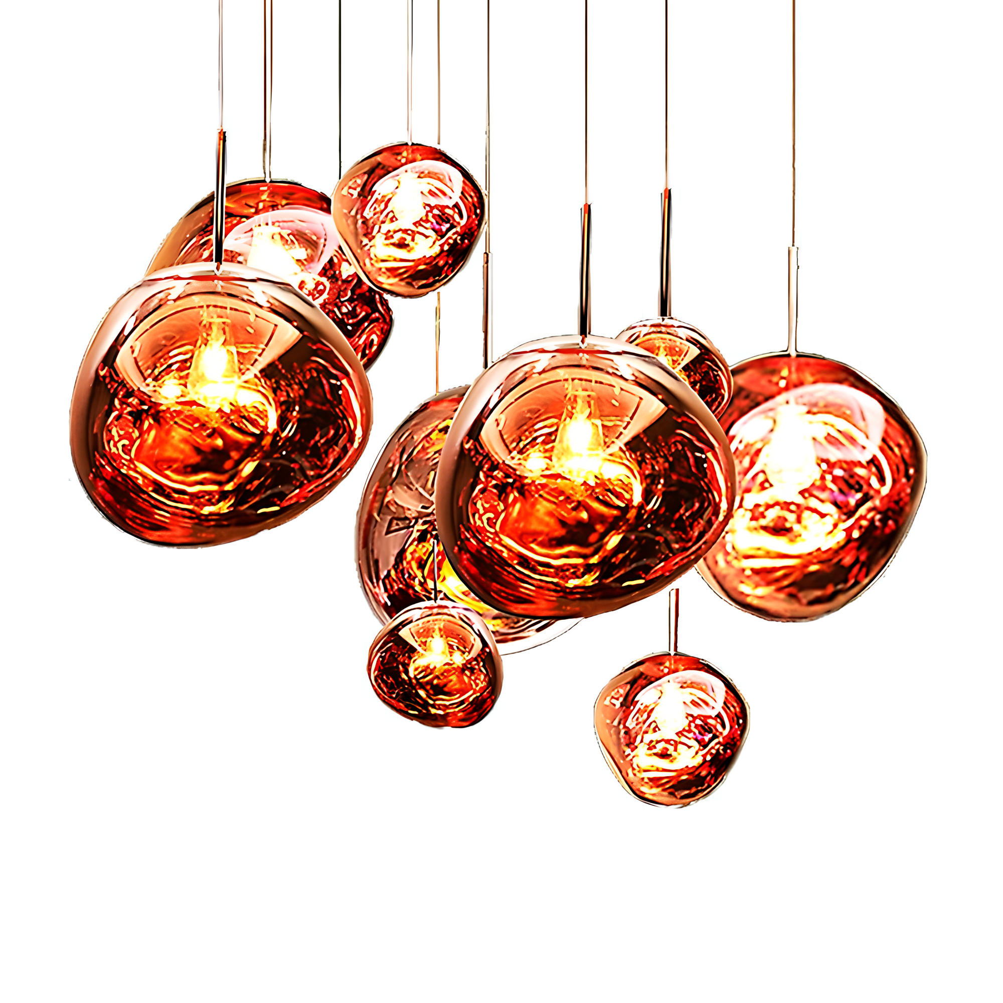 Lavelle Hanglamp met Glanzend Lava-effect