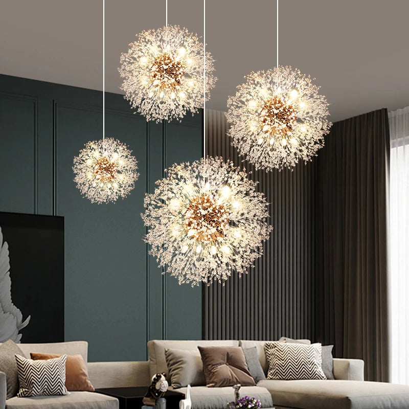 Crystal Chandelier Pendant Light Modern LED Lights