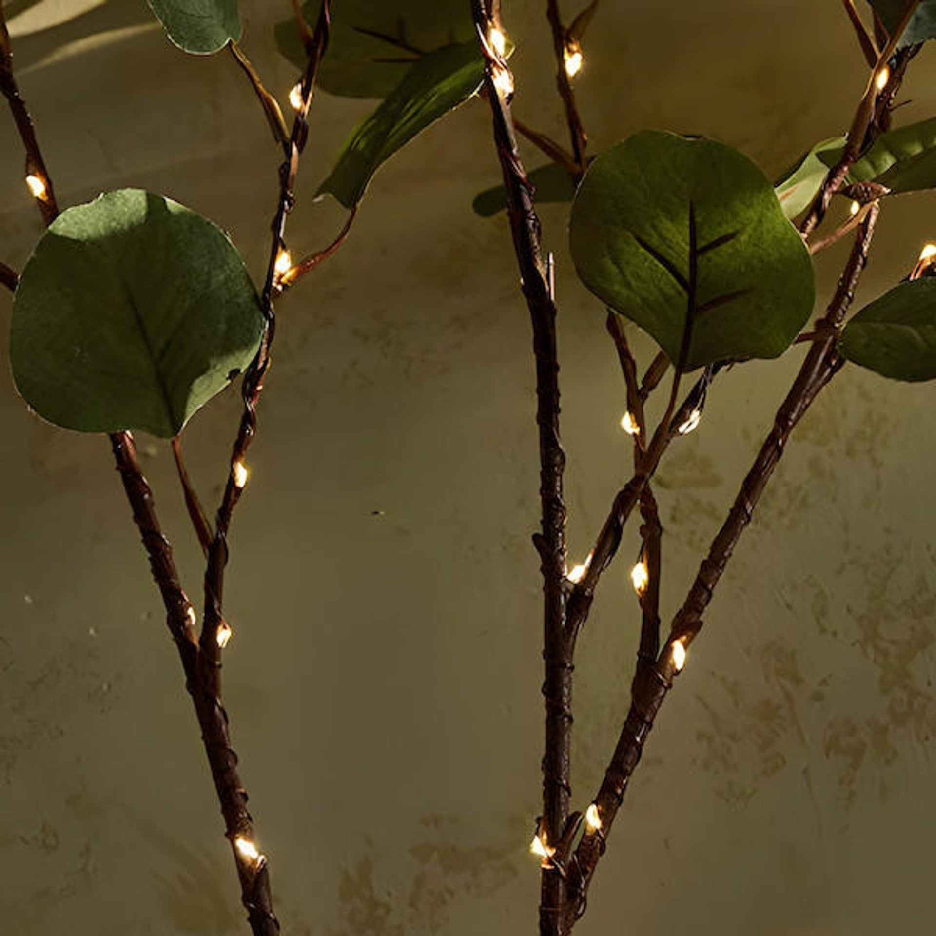 Fairy Light Olive Branch Table Lamps for Living Room