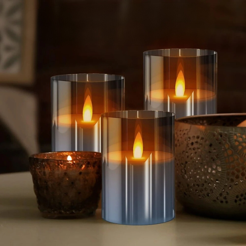 Elegant Ambient Glow LED- Candle Lights for Home Décor