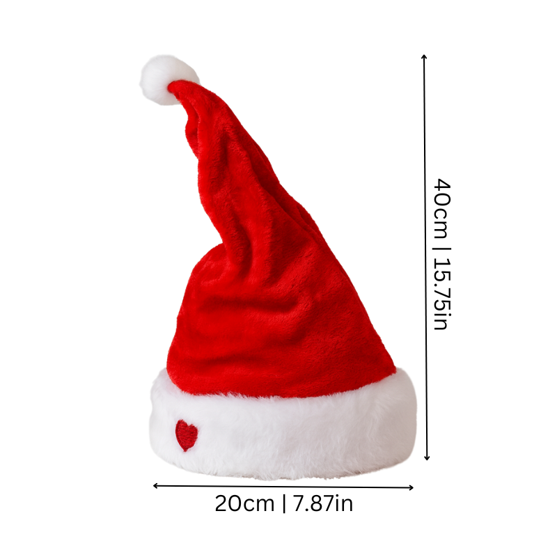 Dancing Christmas Hat with Music Fun Holiday Party Accessory