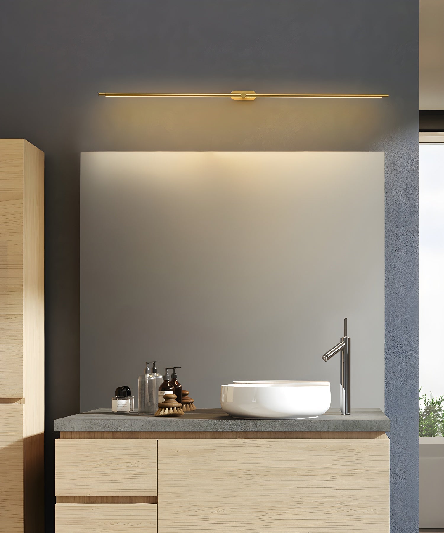 Slim Magnetic Rechargeable LED Wall Light Wireless Adjustable Modern Lighting