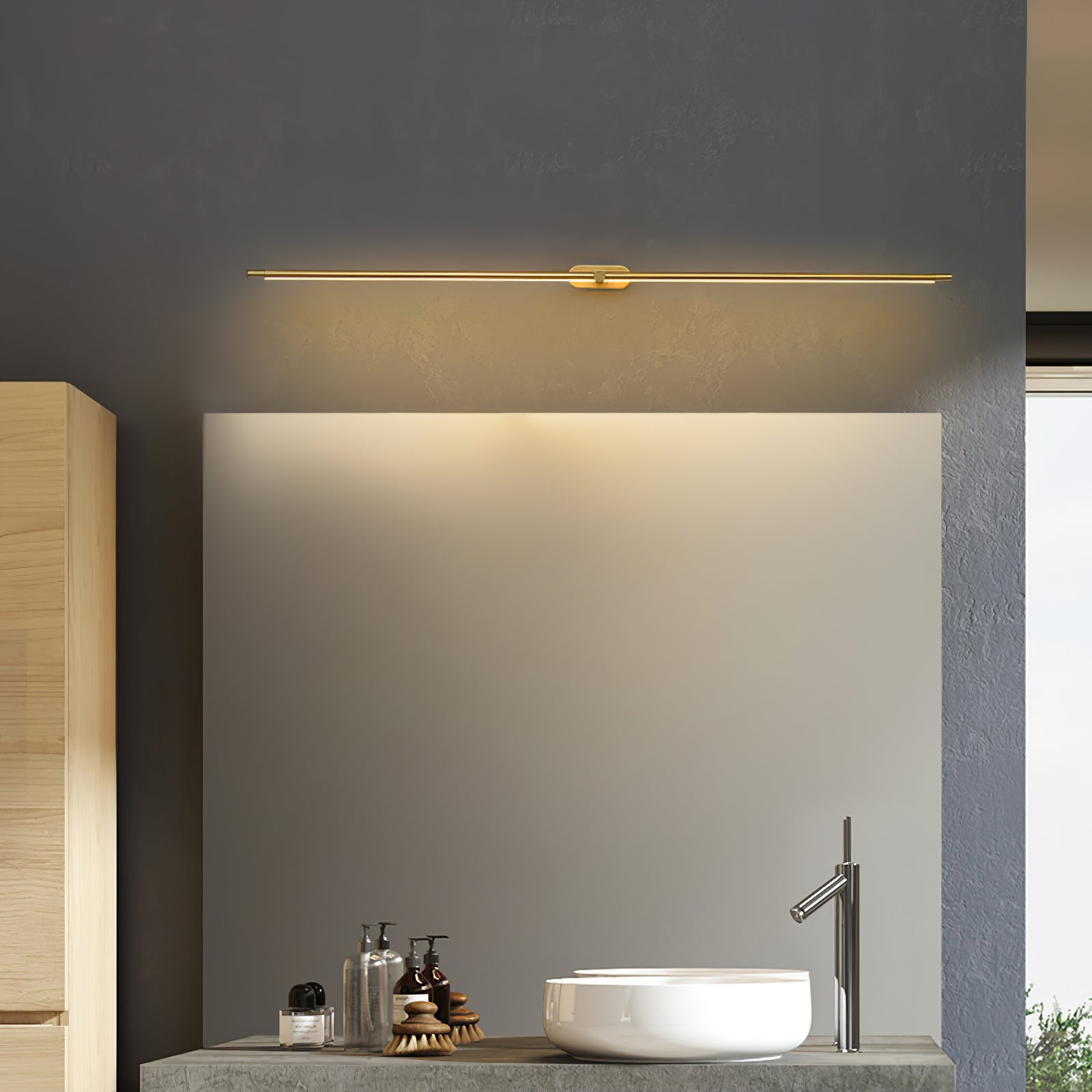 Slim Magnetic Rechargeable LED Wall Light Wireless Adjustable Modern Lighting