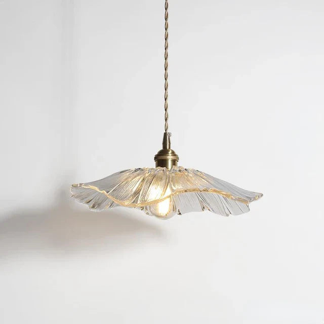 Lichtgevende bloem moderne hanglamp met bloemvormig glas