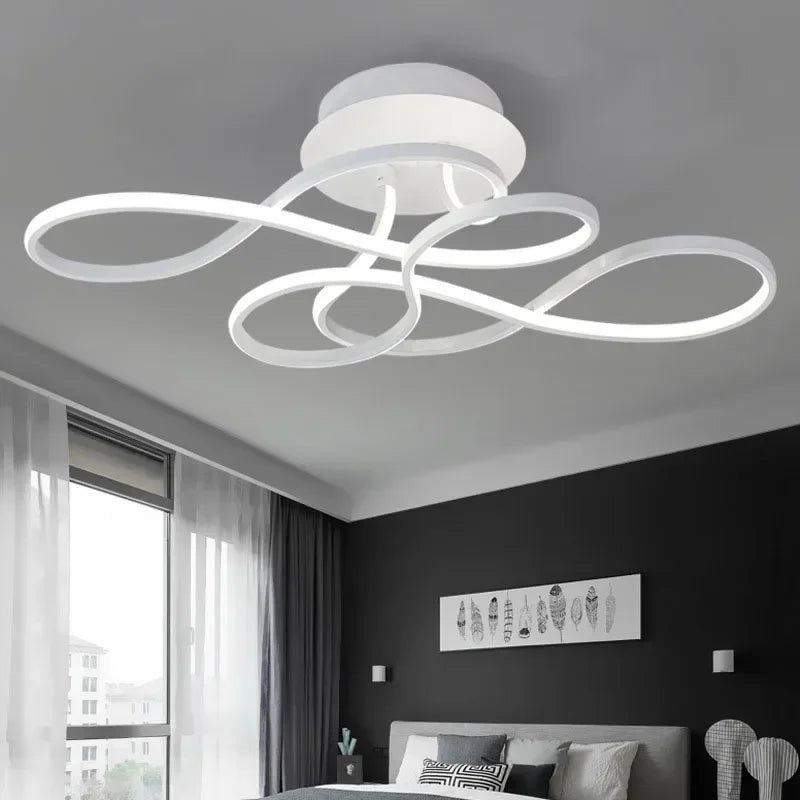 Radiant elegance modern ceiling lamp