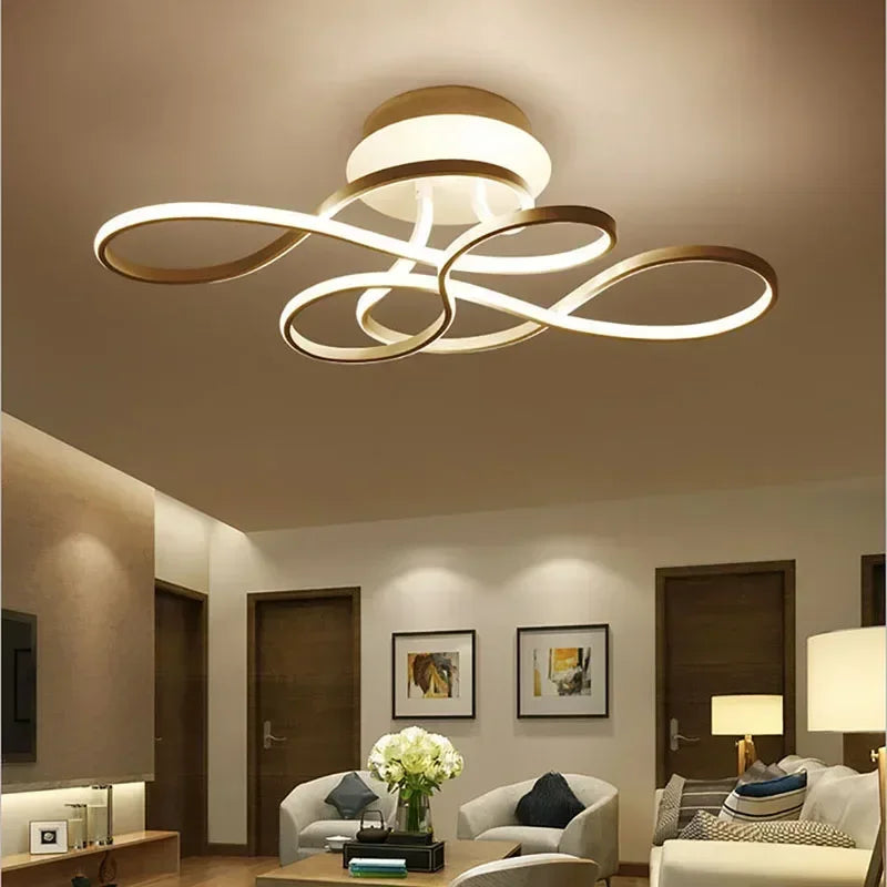 Radiant elegance modern ceiling lamp