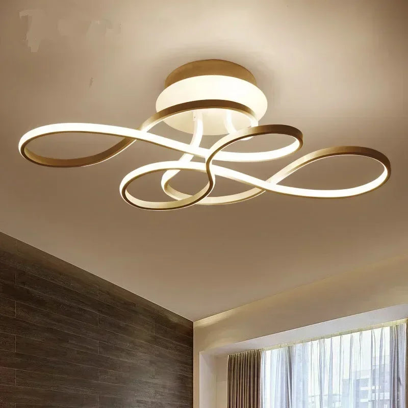 Radiant elegance modern ceiling lamp