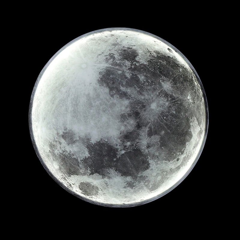 Moon Design Living Room Wall Lamp