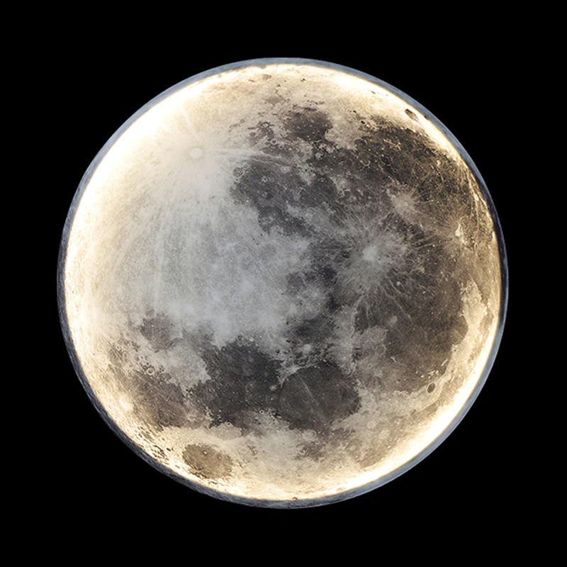 Moon Design Living Room Wall Lamp