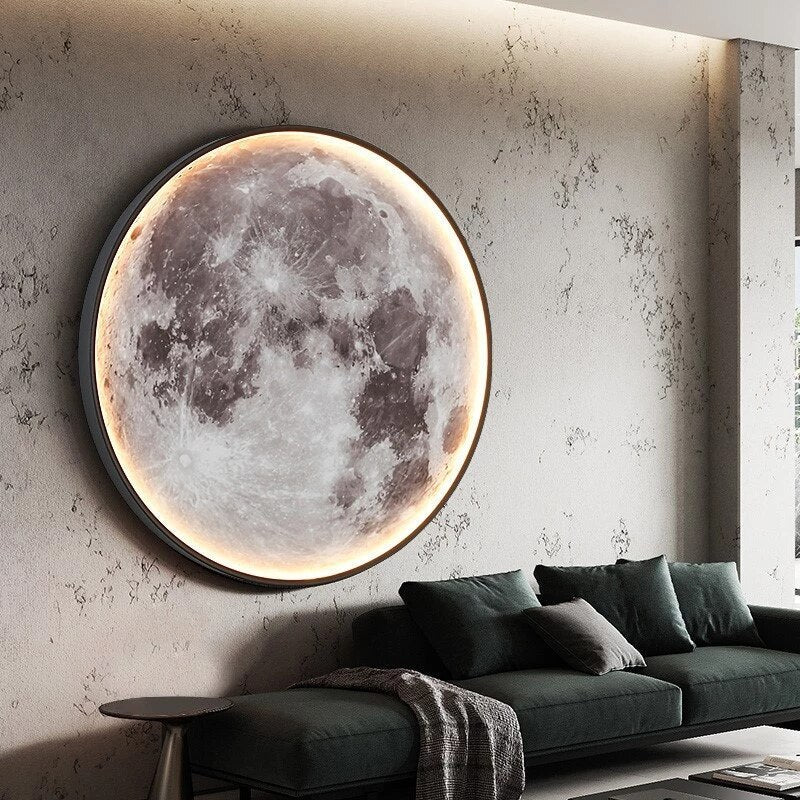 Moon Design Living Room Wall Lamp