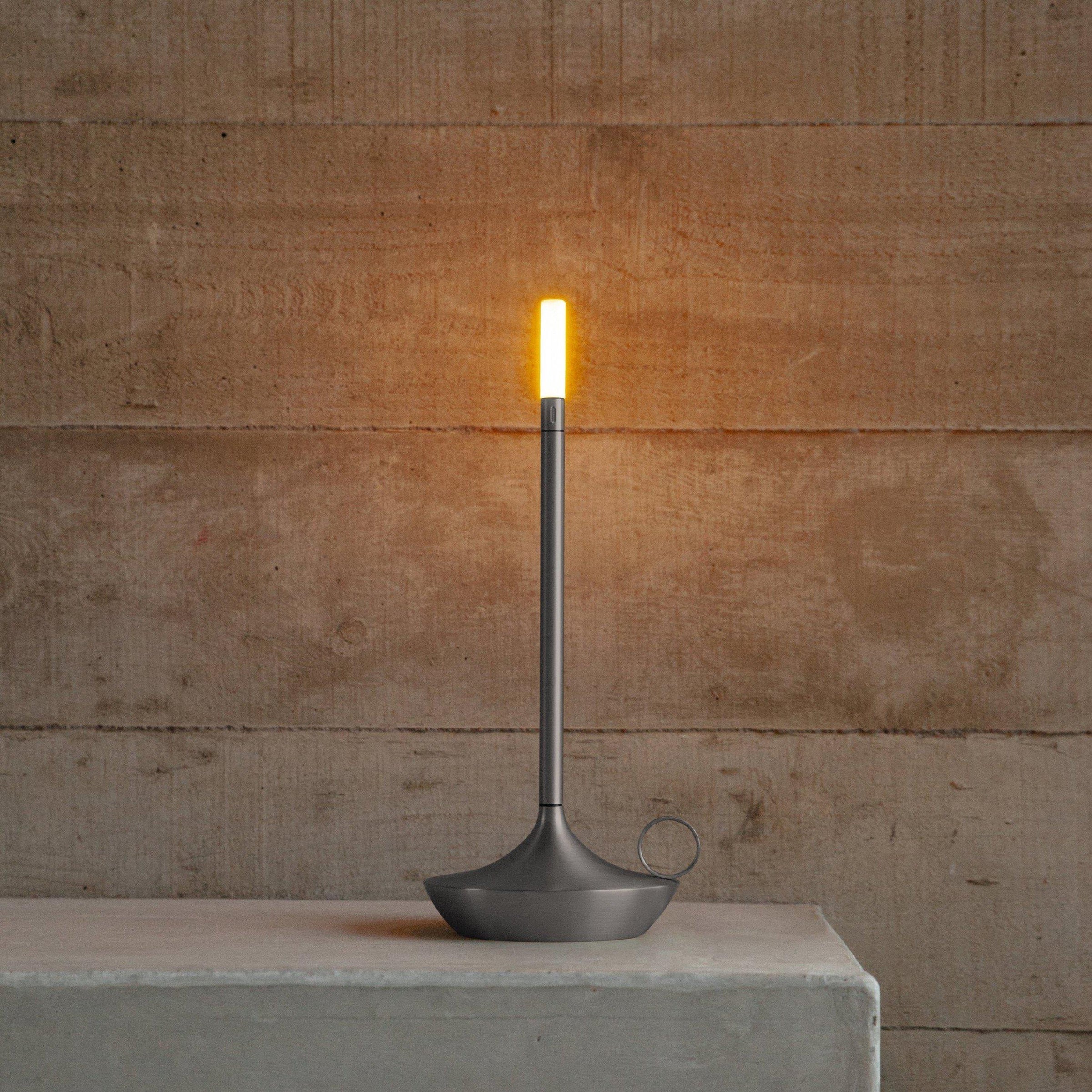 Elegant Candle Like Living Room Table Lamp