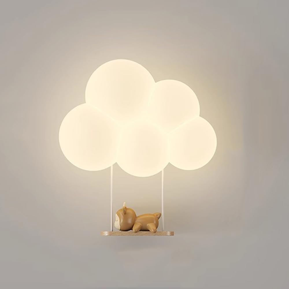 LED Cloud Wall Light for Kids Night Lamp for Nursery & Bedroom
