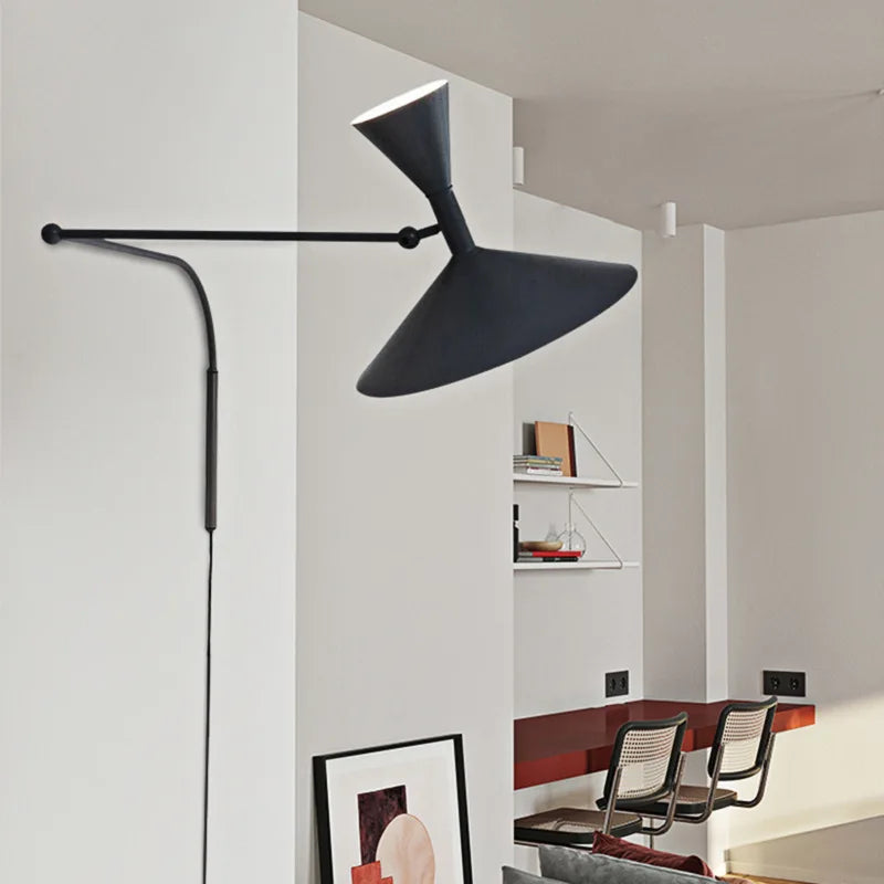 Pureflex Nordic swing wall lamp