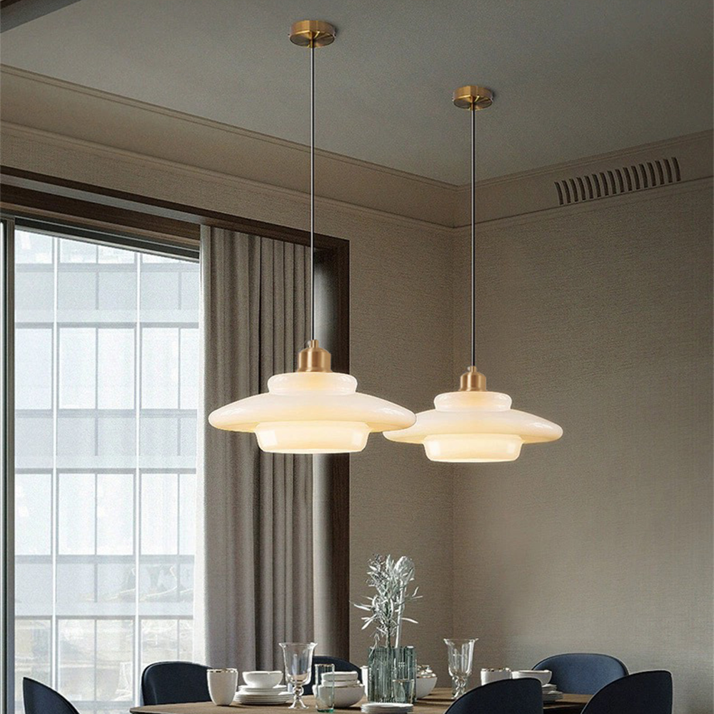 Modern Nordic Glass Style Pendant Light for Living Room