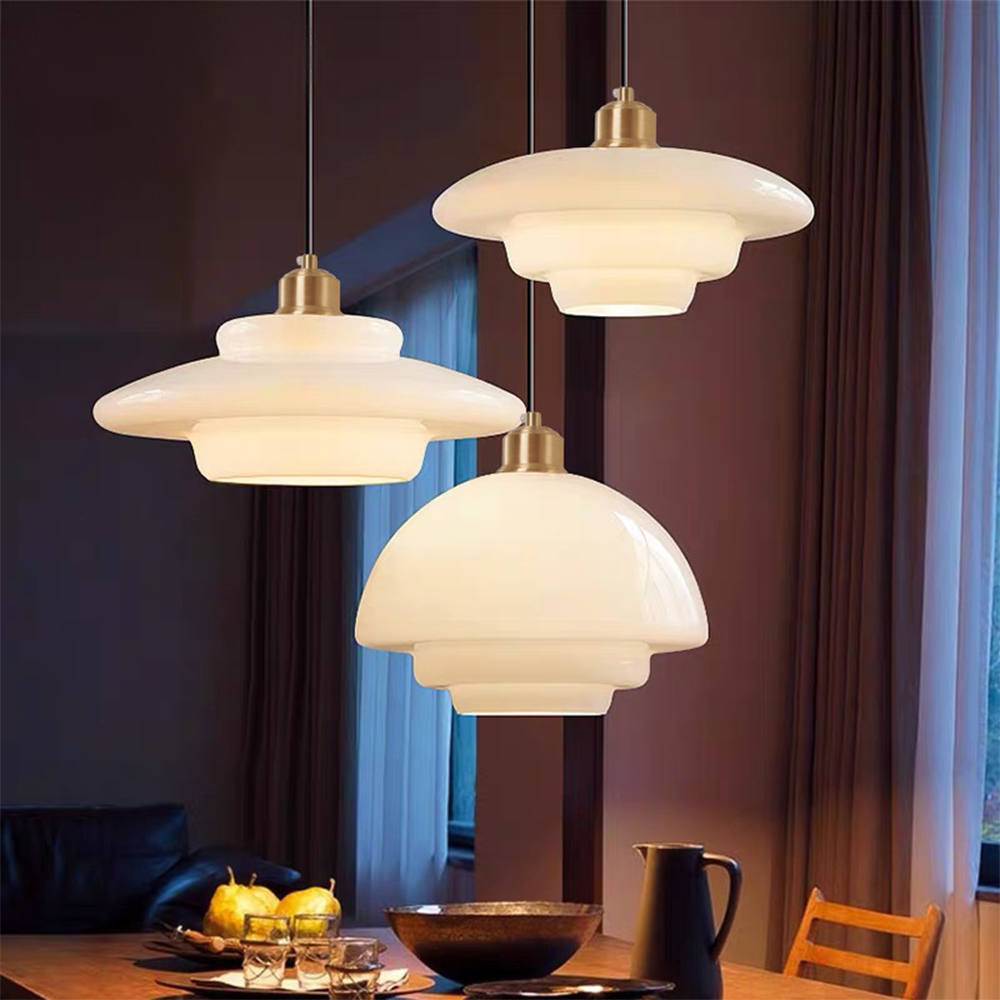 Modern Nordic Glass Style Pendant Light for Living Room