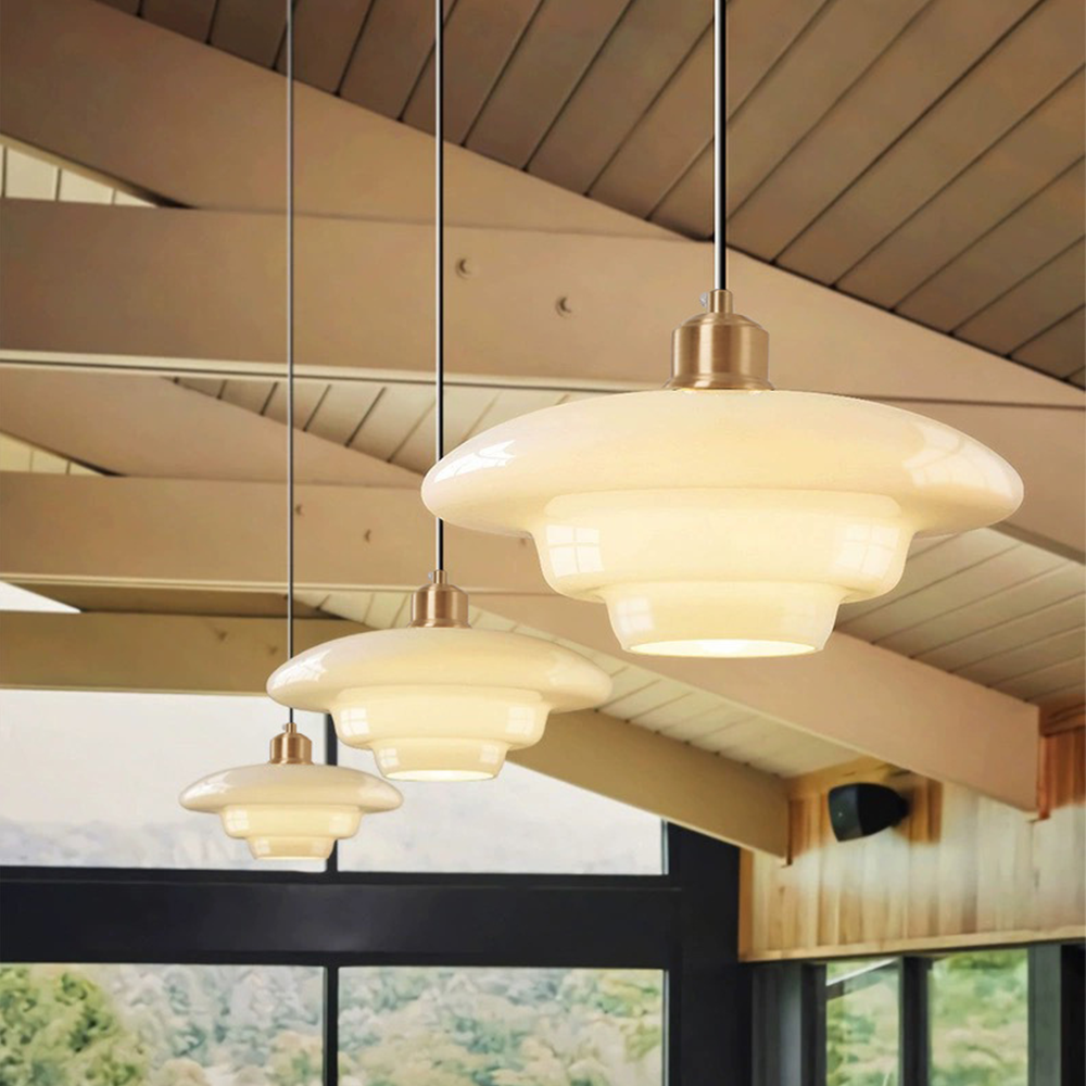 Modern Nordic Glass Style Pendant Light for Living Room