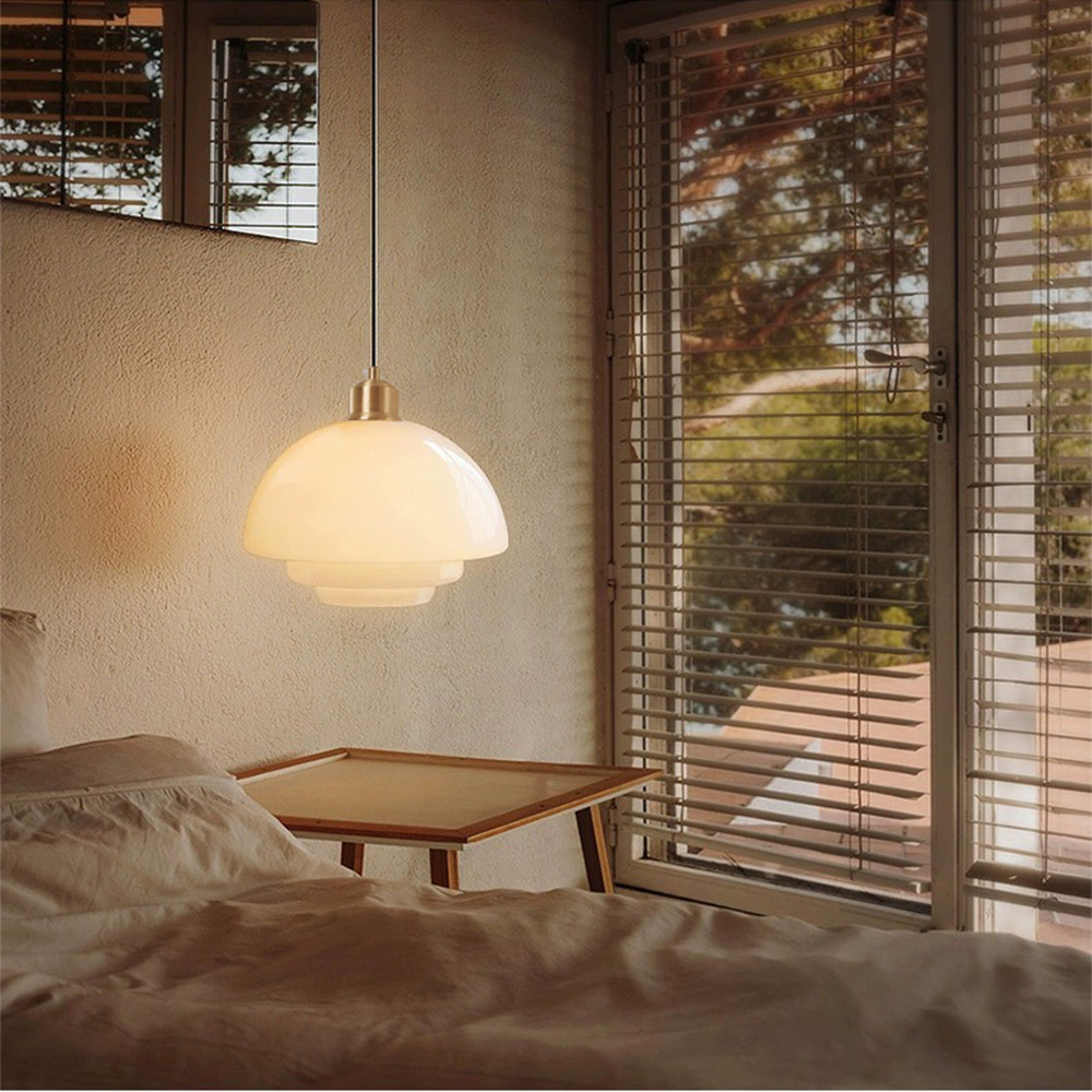 Modern Nordic Glass Style Pendant Light for Living Room