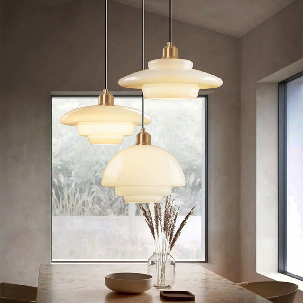Modern Nordic Glass Style Pendant Light for Living Room