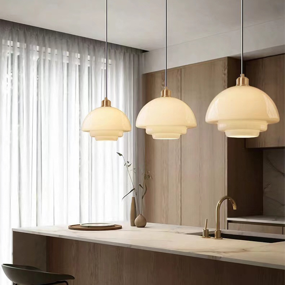 Modern Nordic Glass Style Pendant Light for Living Room