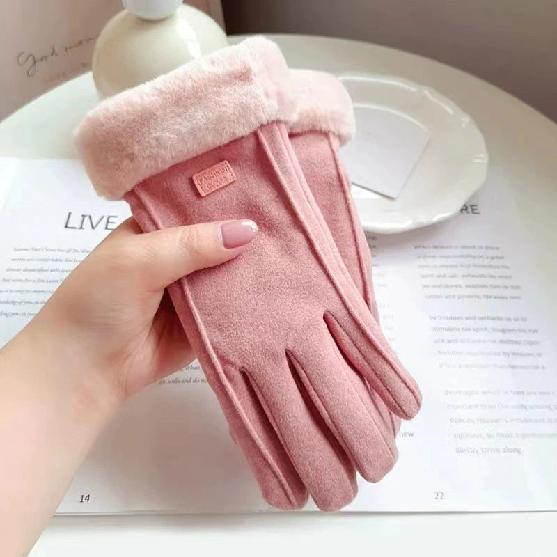 Electric Heated Gloves 5000mAh Adjustable Heat, All-Day Warmth, Touch Use