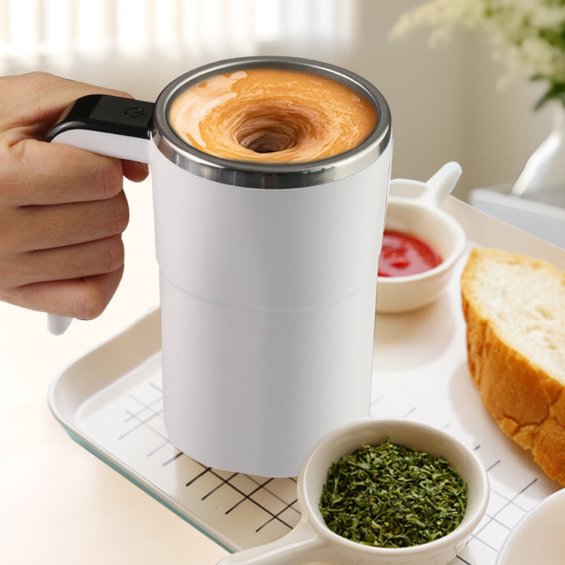 Electric Self-Stirring Coffee Cup Portable Rechargeable Mug with Temperature Display