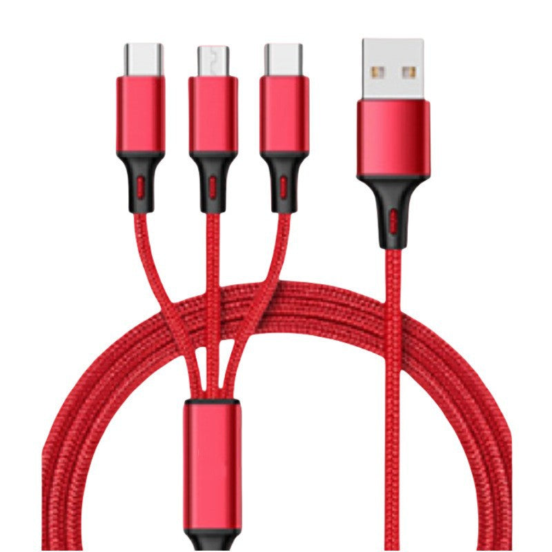 Universal 3-in-1 USB Charging Cable High-Speed Multi-Device Charger