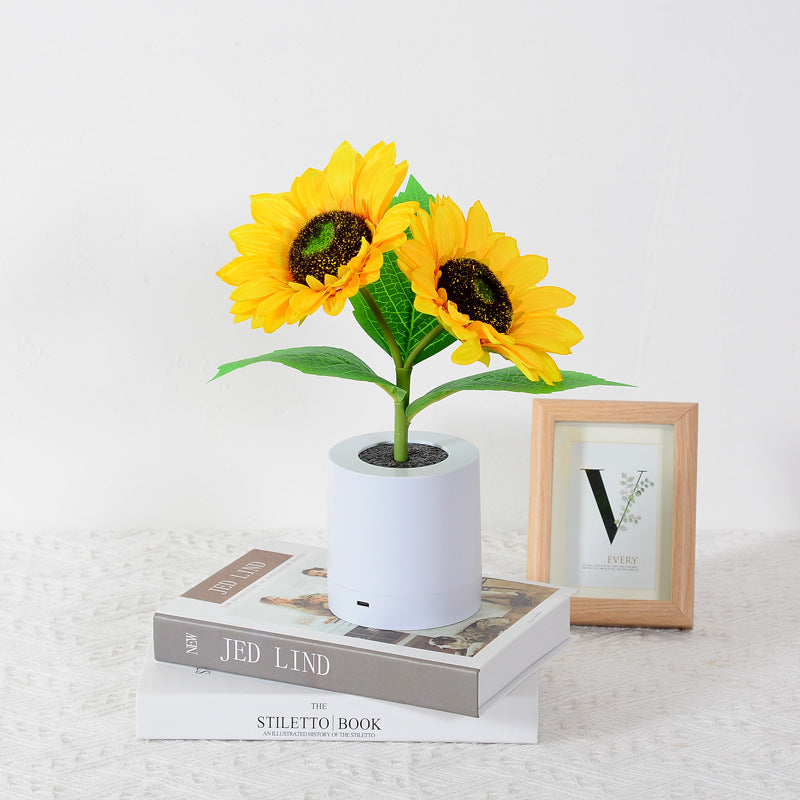 Sunflower LED Lamp Cheerful Decorative Flower Light for Gifts