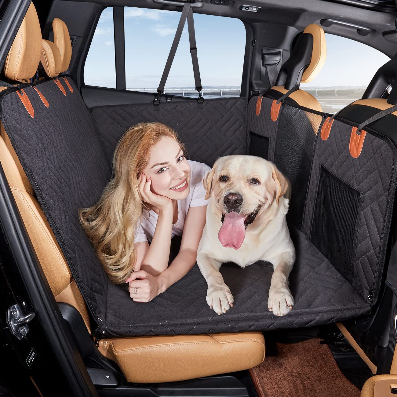 Dog Car Seat Extender Backseat Bridge for Safe and Clean Rides