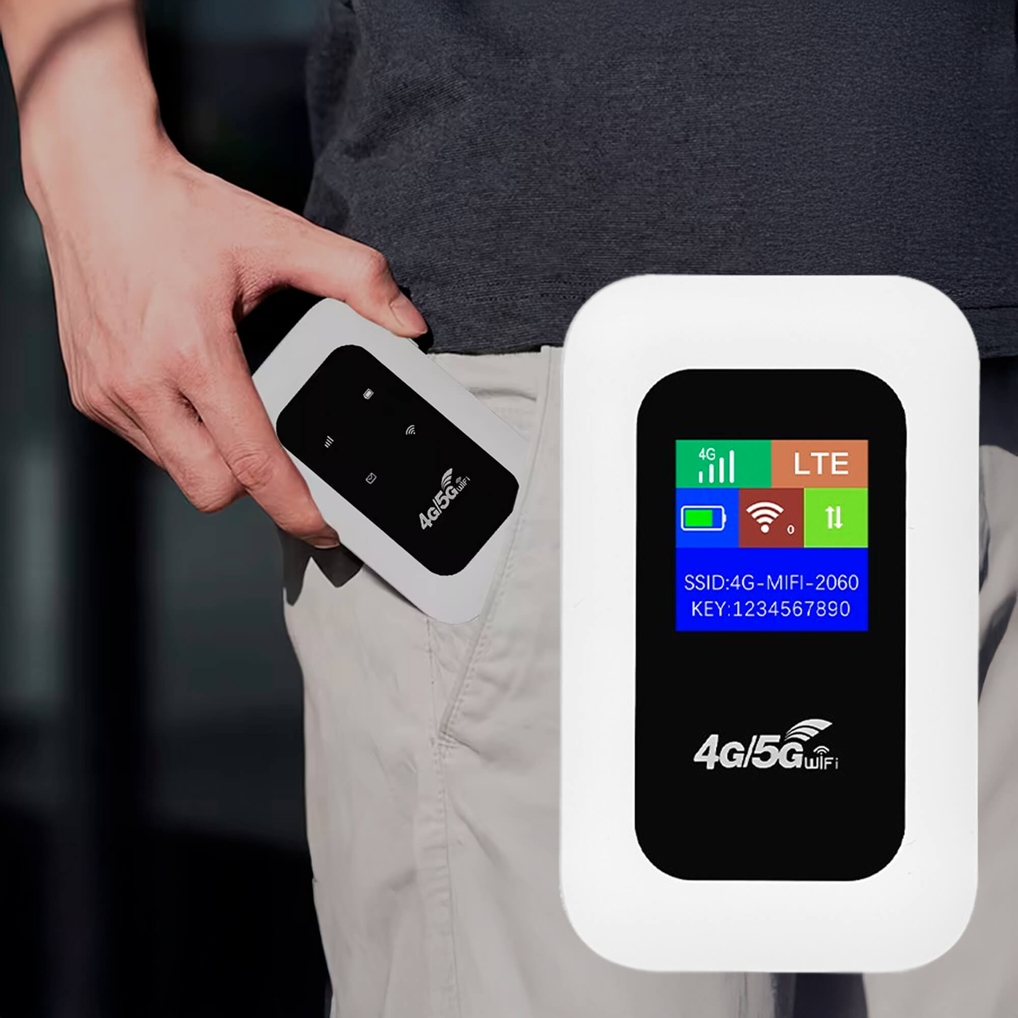 5G Portable Wi-Fi Hotspot Secure Mobile Internet for Travel, Camping & Home Use