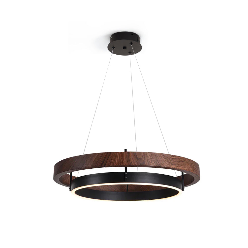 Modern Double Ring Design LED Chandelier for Living Room & Dining Area