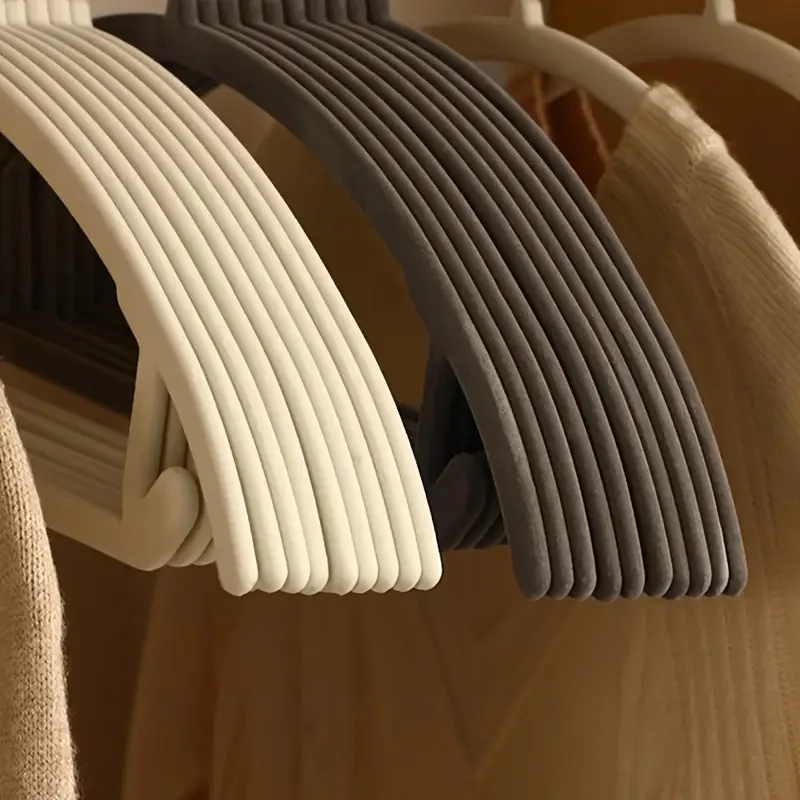 Space-Saving Non-Slip Hangers Slim Clothes Organizer – 10 Pieces