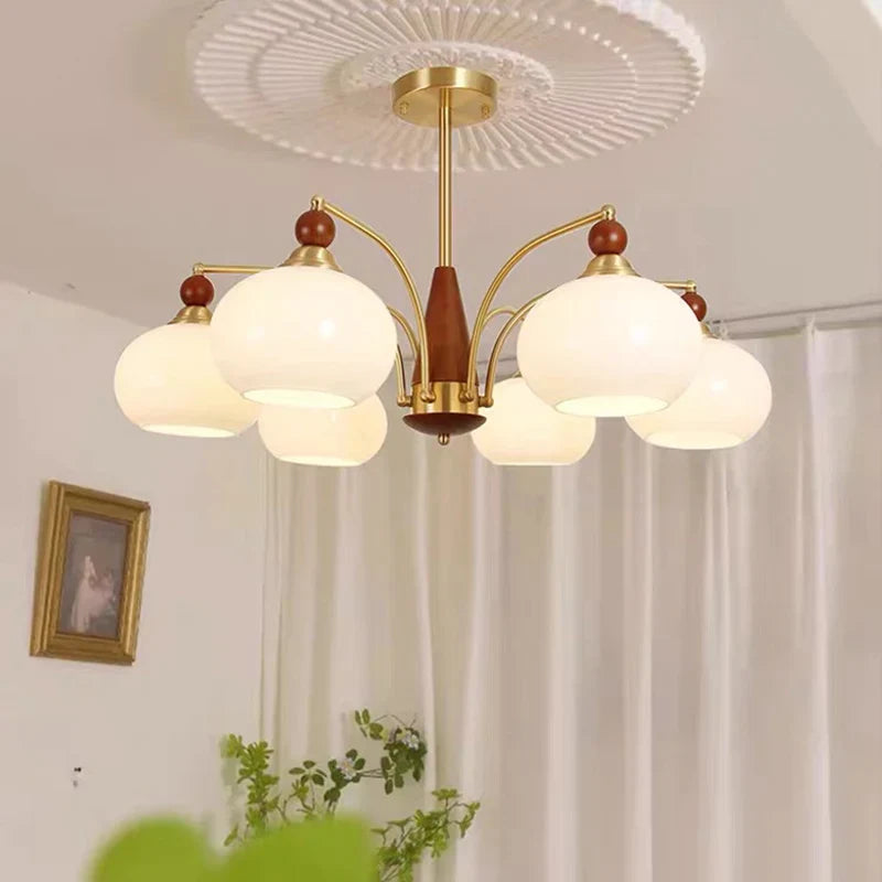 Retro Melodica Mid-Century Retro Glass Chandeliers