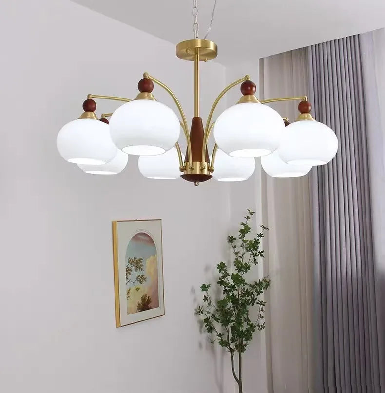 Retro Melodica Mid-Century Retro Glass Chandeliers