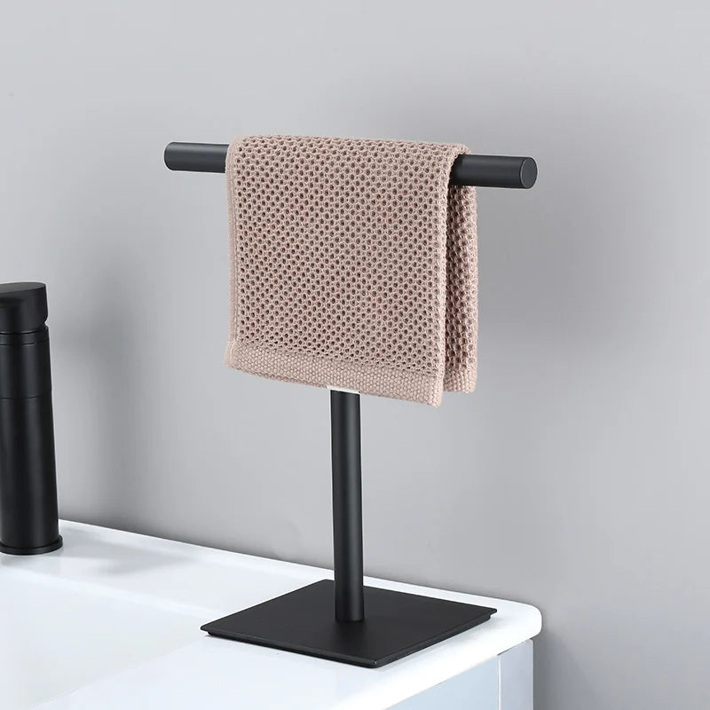 Movable Hand Towel Stand Space-Saving Free-Standing Holder