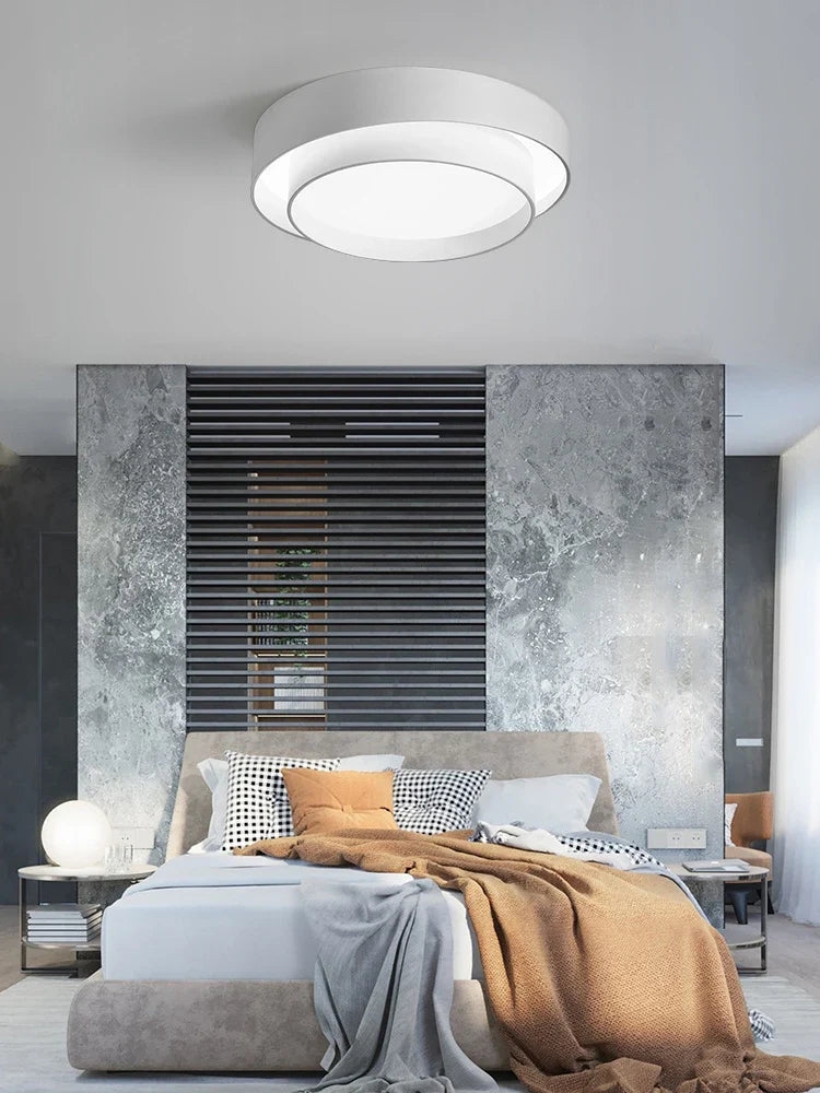 Nordic aura ceiling lamp with floating edge light