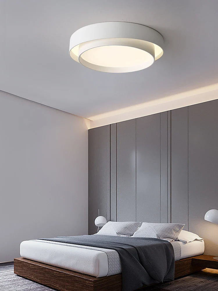 Nordic aura ceiling lamp with floating edge light