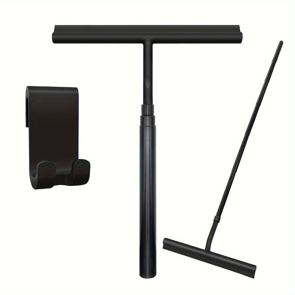 Extendable Shower Squeegee Adjustable Bathroom Wiper for Glass & Tiles