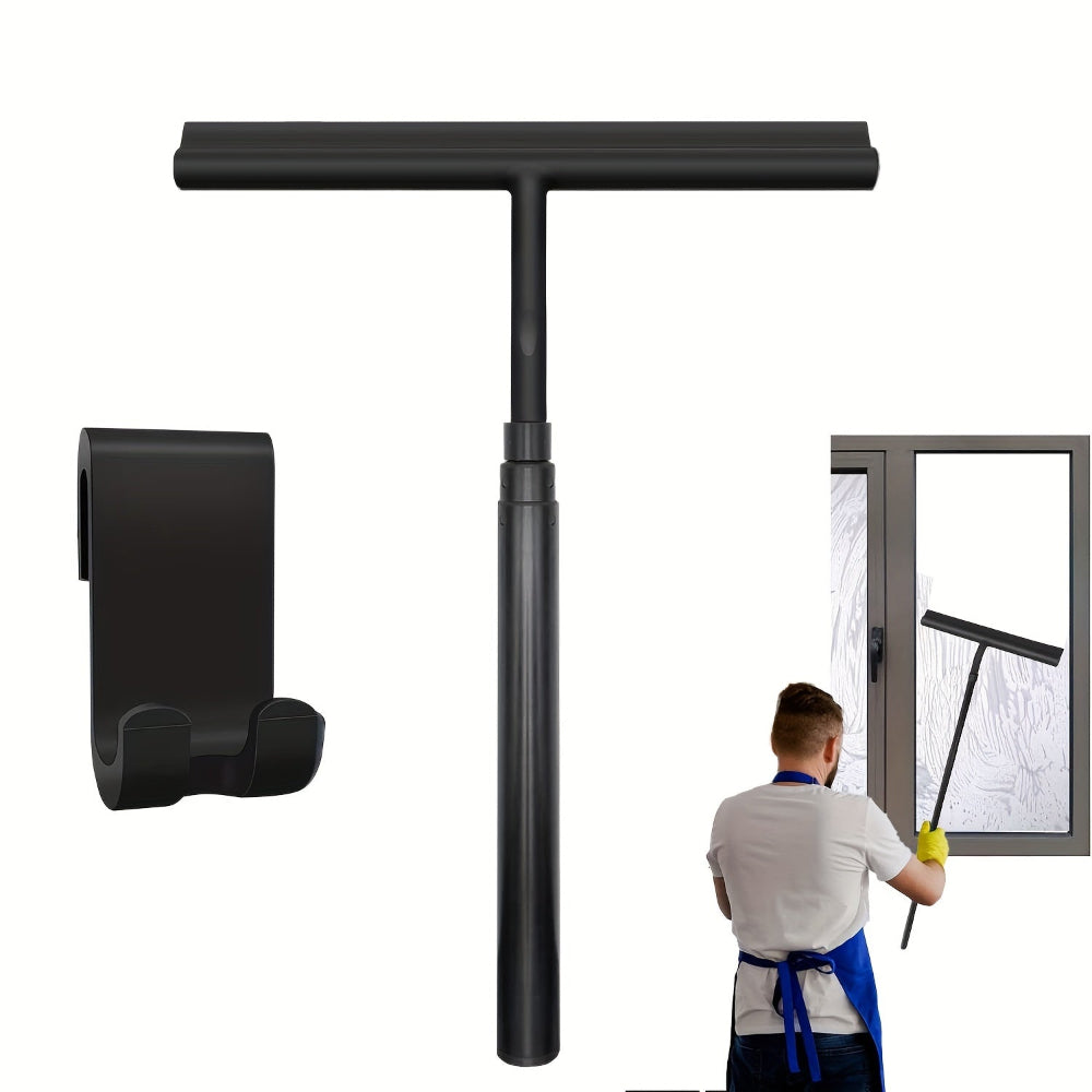 Extendable Shower Squeegee Adjustable Bathroom Wiper for Glass & Tiles