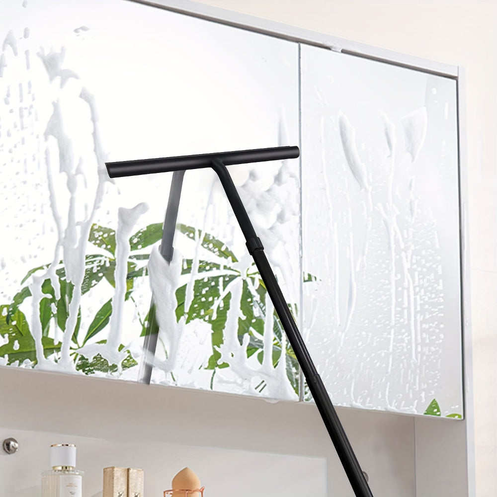 Extendable Shower Squeegee Adjustable Bathroom Wiper for Glass & Tiles