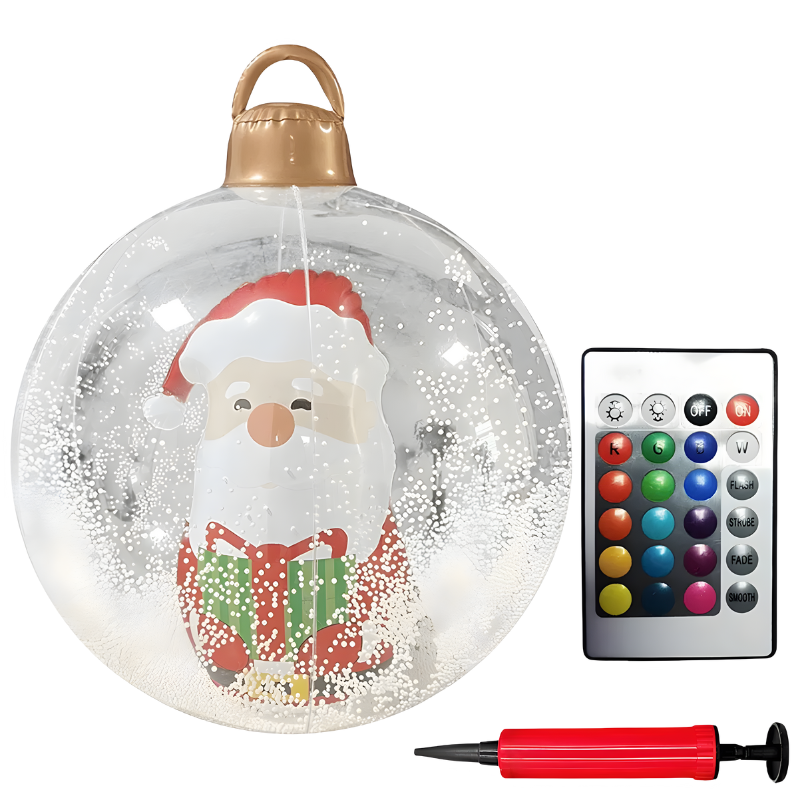 Large LED Holiday Light Ornament for Winter Home and Garden Decor