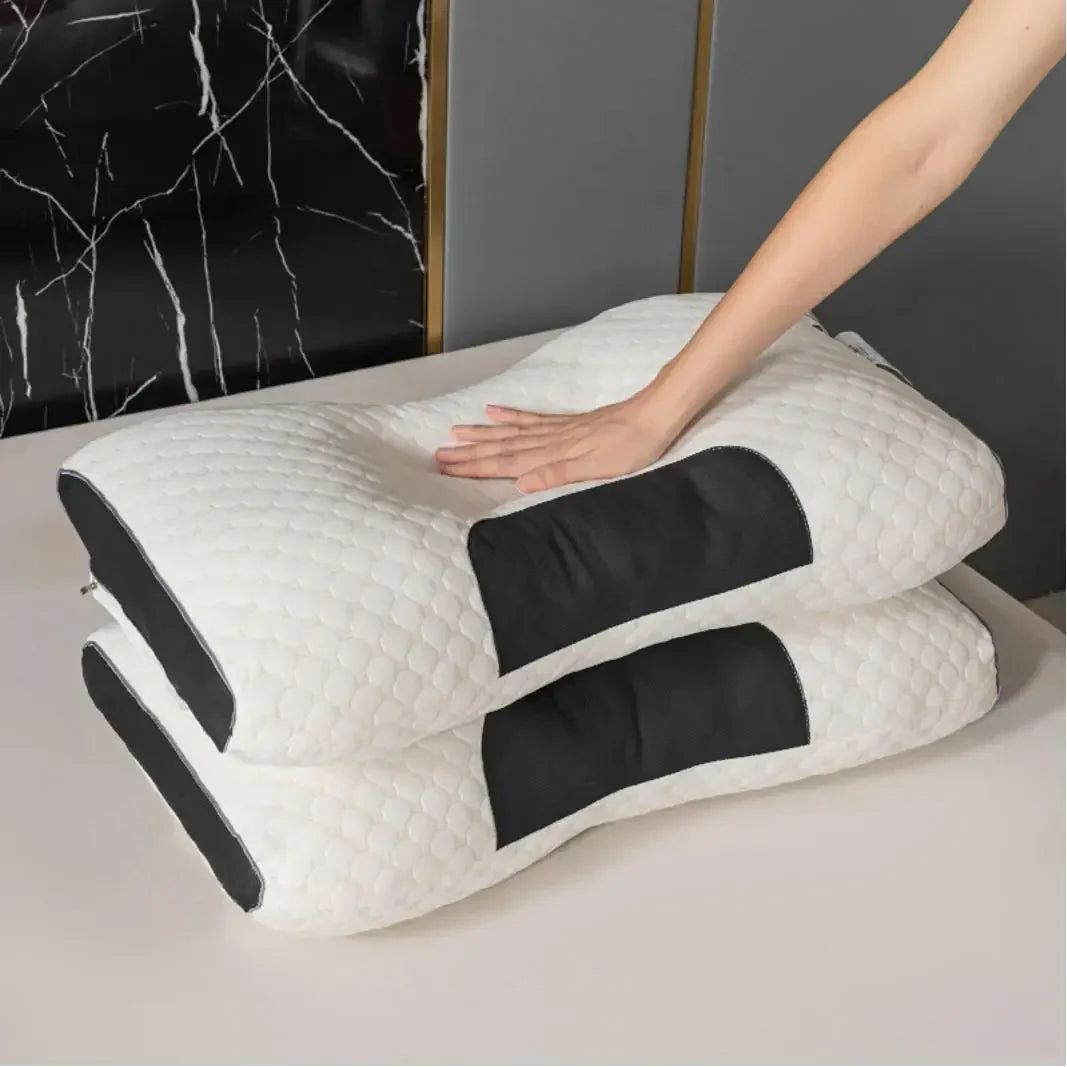 Memory Foam Pillow with Airflow Design – Neck Alignment for Restful Sleep