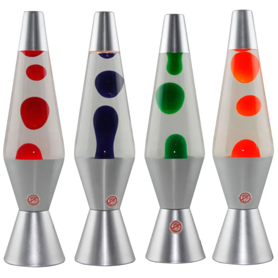 Retro Glow Lava Lamp Multicolor Cone Bottle Decorative Light