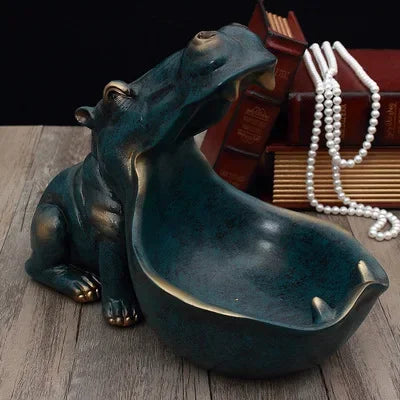 HippoHaven nijlpaard decoratieschaal