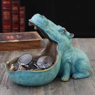HippoHaven nijlpaard decoratieschaal