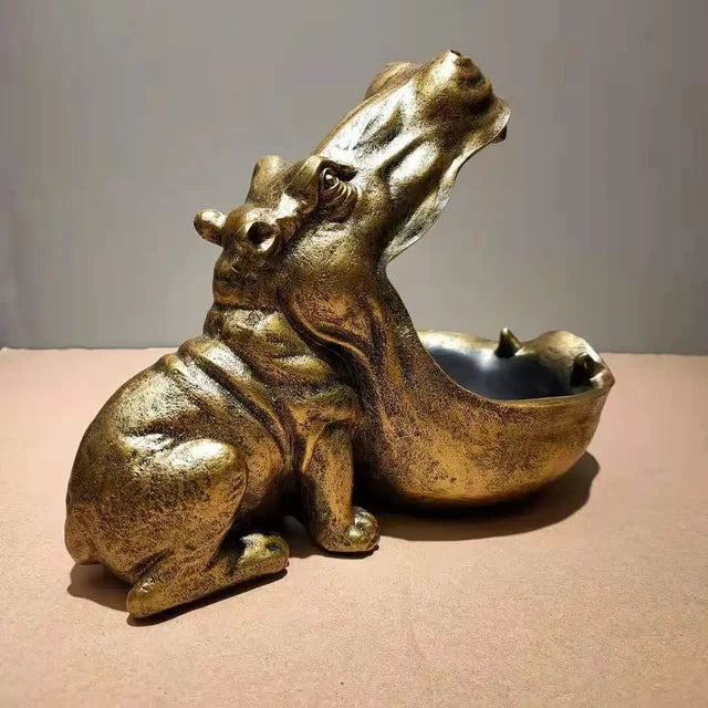HippoHaven nijlpaard decoratieschaal